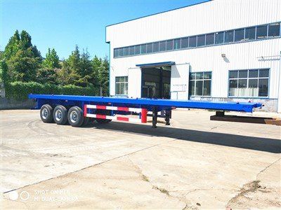 40ft Coimeádán Leantóir Truck Flatbed